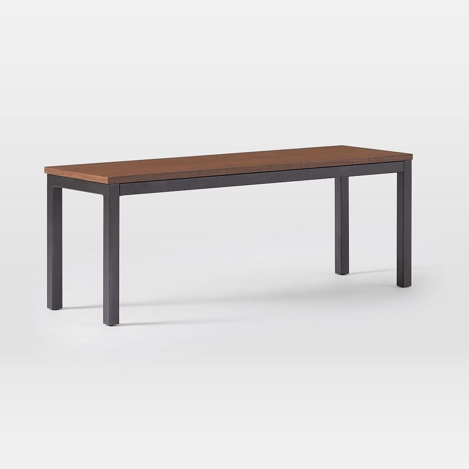 Frame Dining Bench (122 cm) - Walnut | West Elm UK